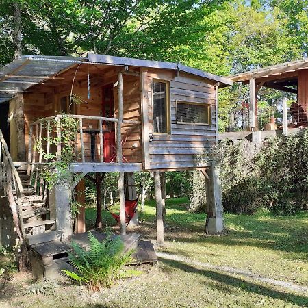 La Cabane De L'Oiseau Couze-et-Saint-Front Buitenkant foto