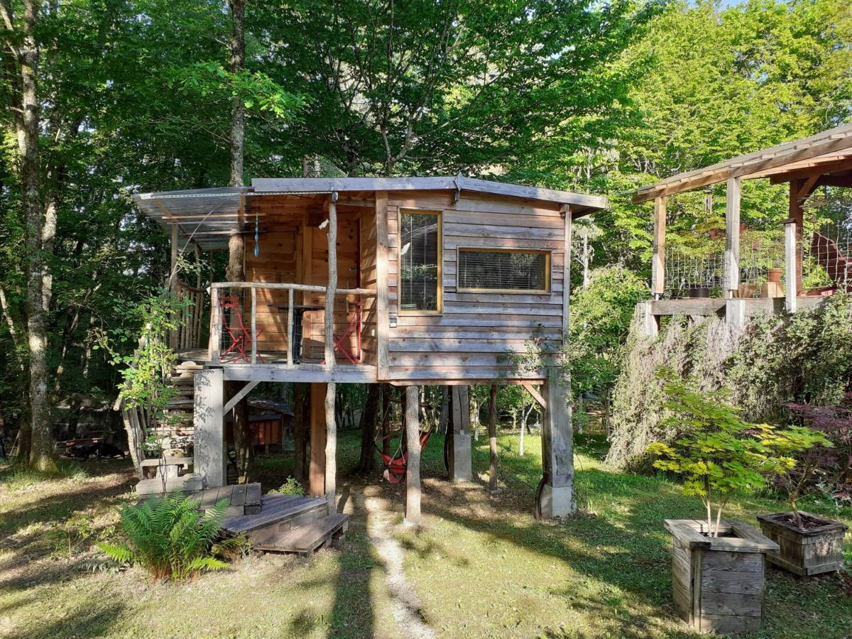 La Cabane De L'Oiseau Couze-et-Saint-Front Buitenkant foto