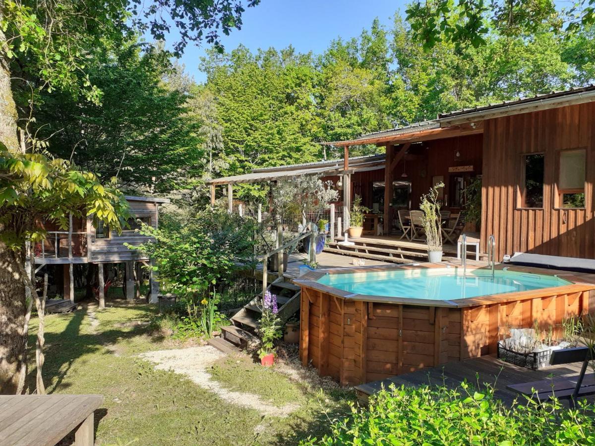 La Cabane De L'Oiseau Couze-et-Saint-Front Buitenkant foto
